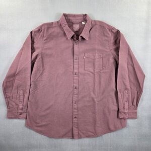 Casual Mauve Button-Down Shirt for Men